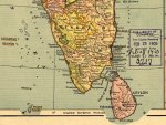 Inde du Sud et Côte de Malabar - Carte de 1903